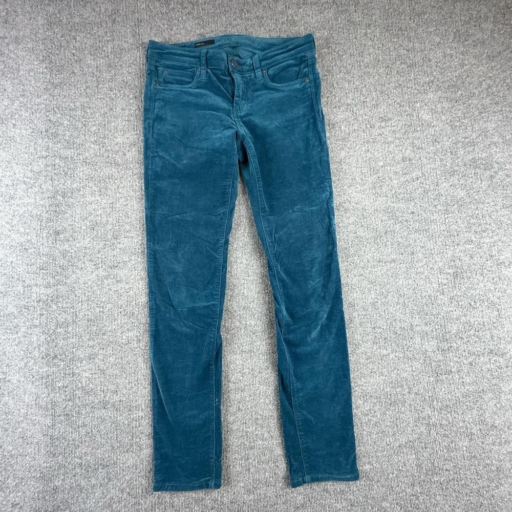 KUT From The Kloth Pants Womens 4 Blue Corduroy Diana Skinny Jegging Stretch